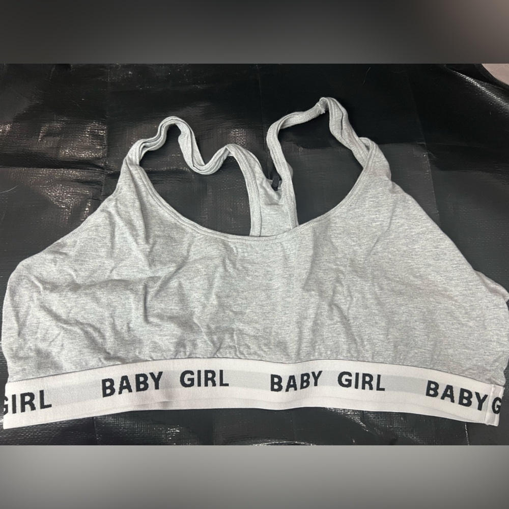 Light Gray Crop Top/Bralette